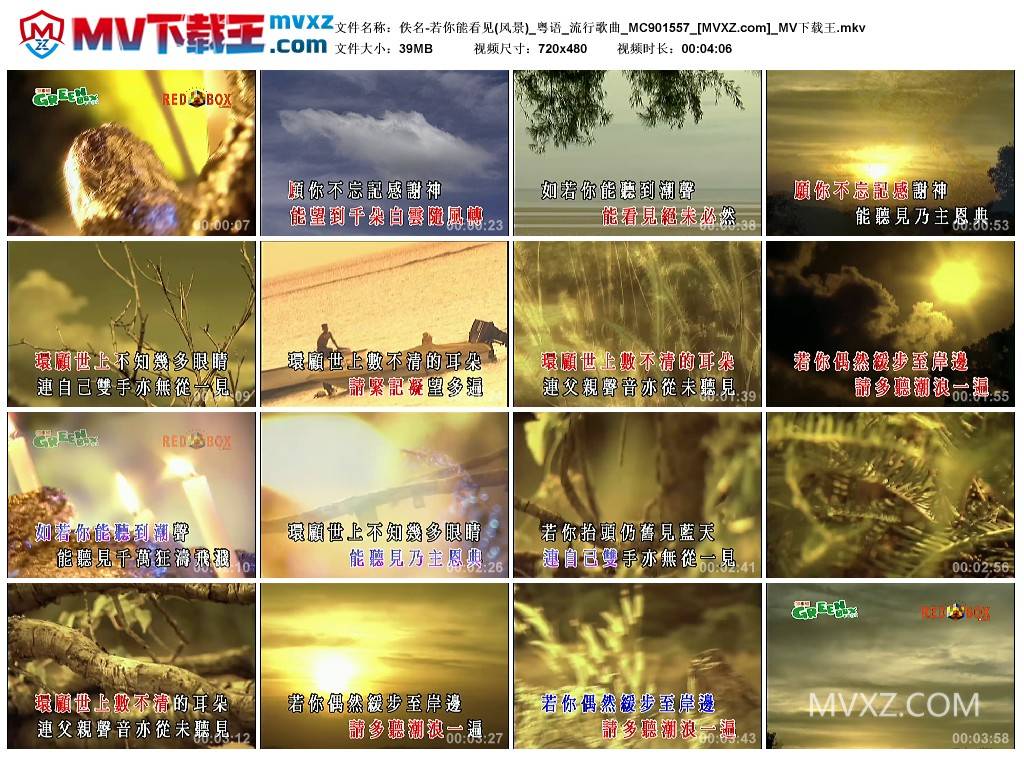 佚名-若你能看见(风景)_粤语_流行歌曲_MC901557